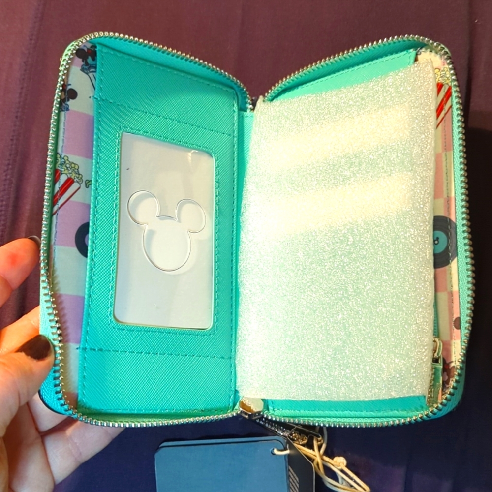 Loungefly Mickey and Minnie Wallet - Picture 5 of 5
